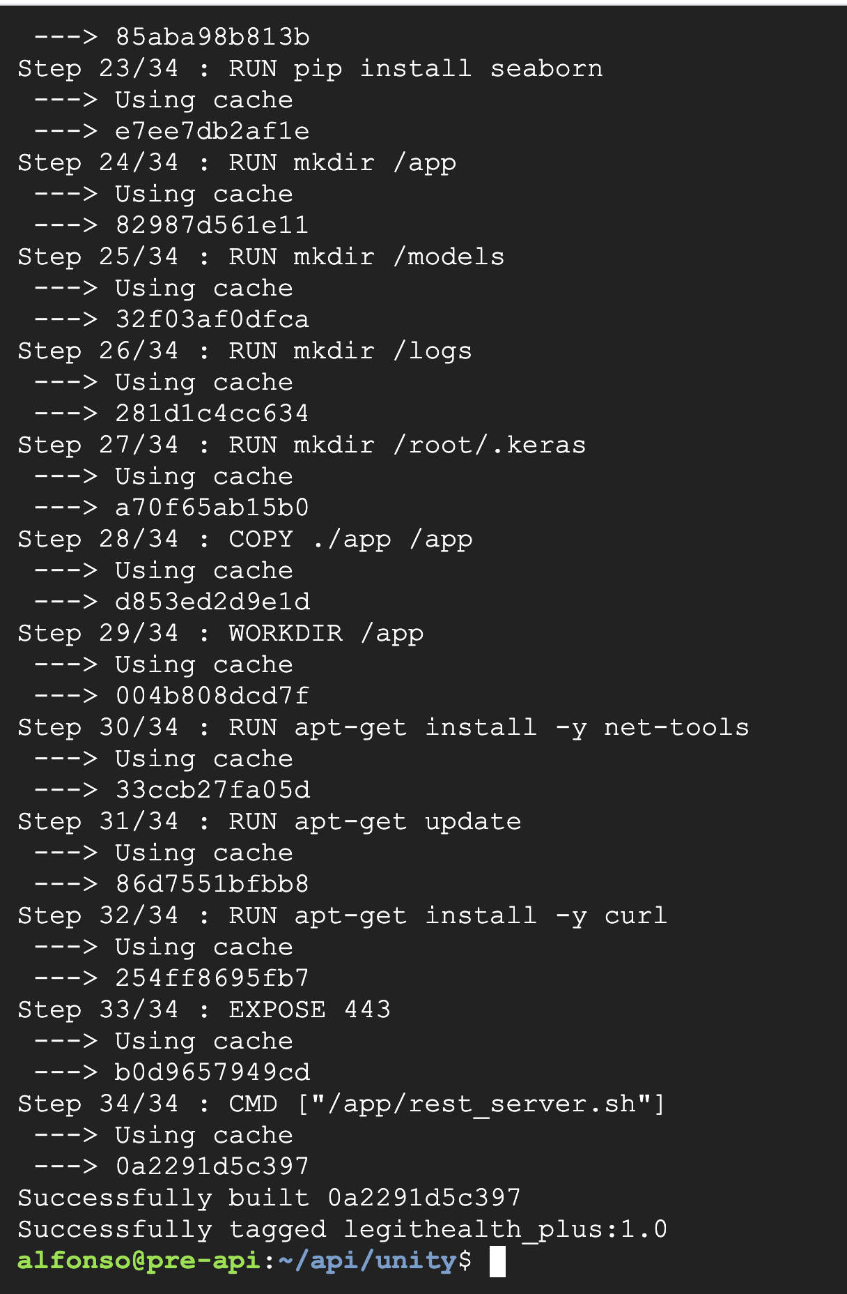 Docker build