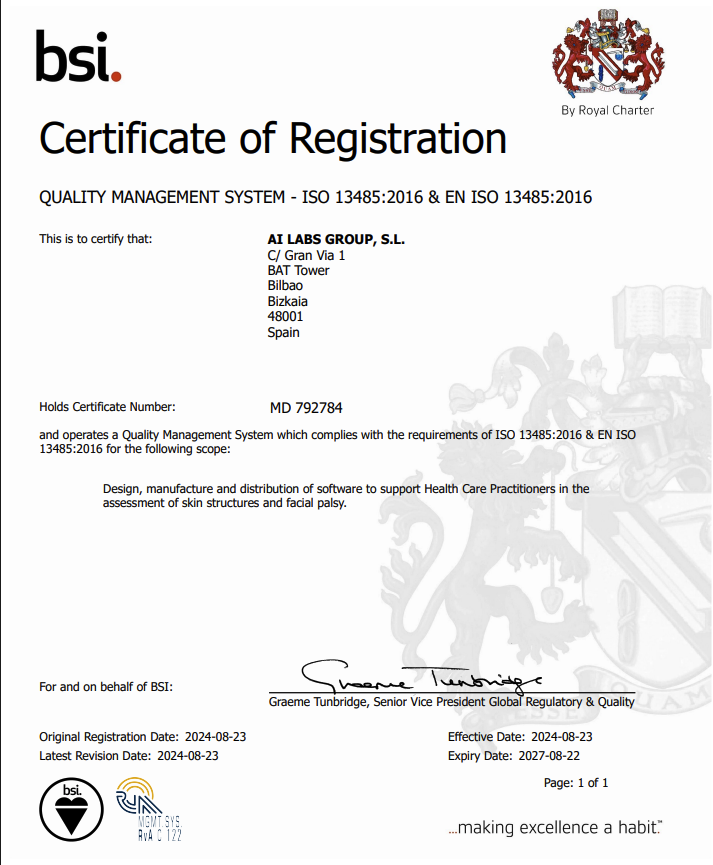 Certificado ISO 13485