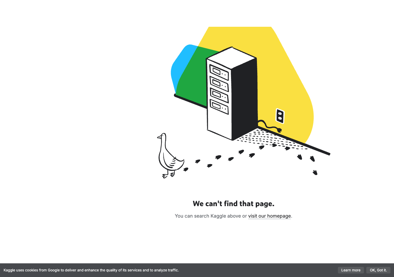 Kaggle robots.txt returning 404