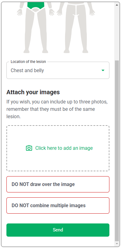 Upload screen