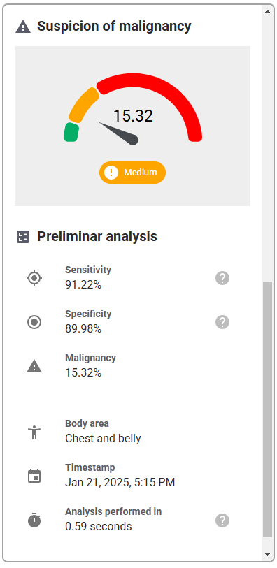 Diagnostic report
